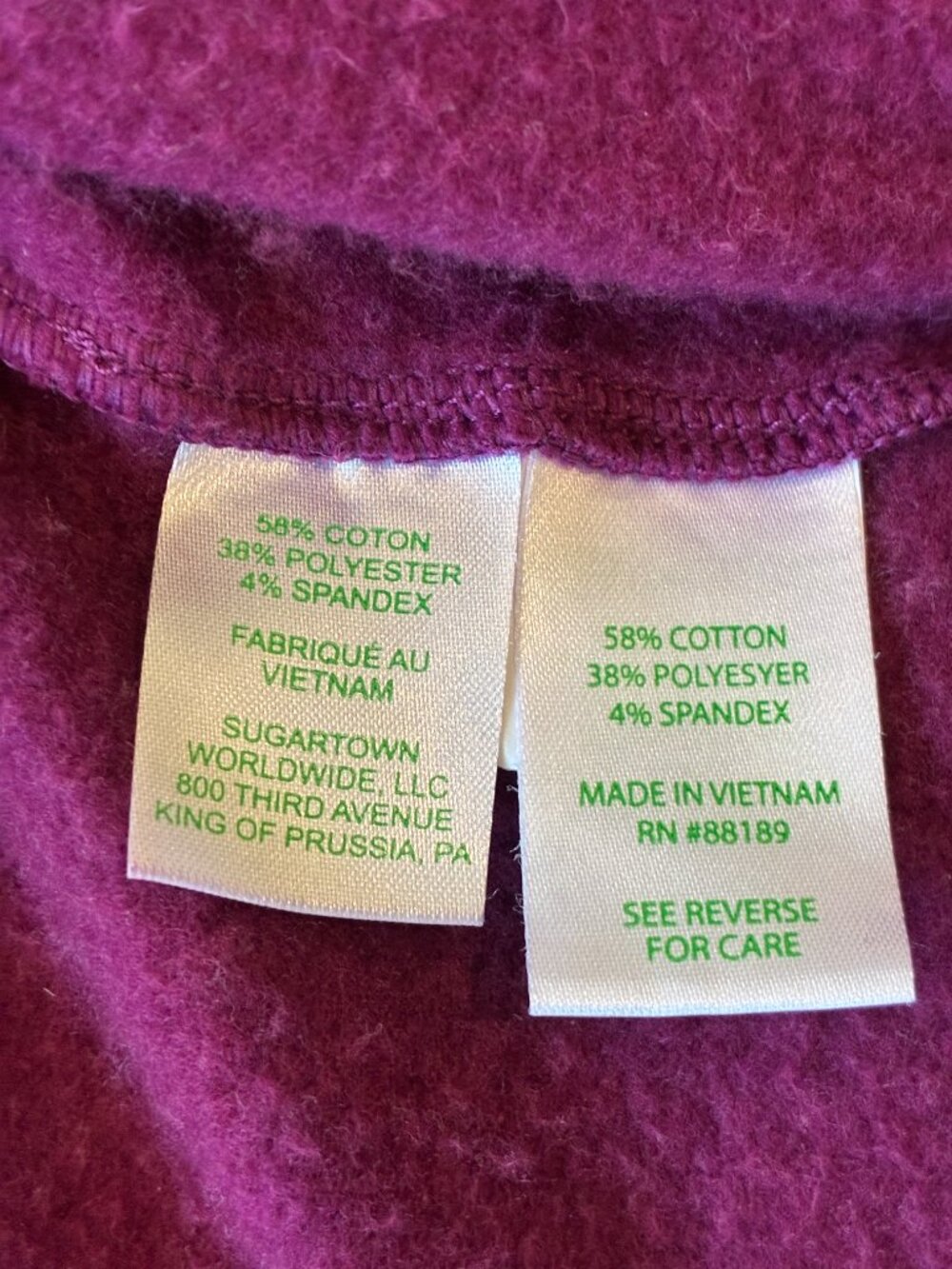 NWOT Lilly Pulitzer Magenta Pullover Hoodie Sweatshirt - Picture 7 of 11